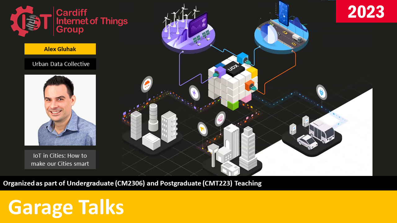 Alex Gluhak speaking about smart cities