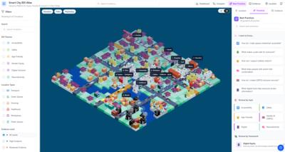 Smart City EDI Atlas interactive interface