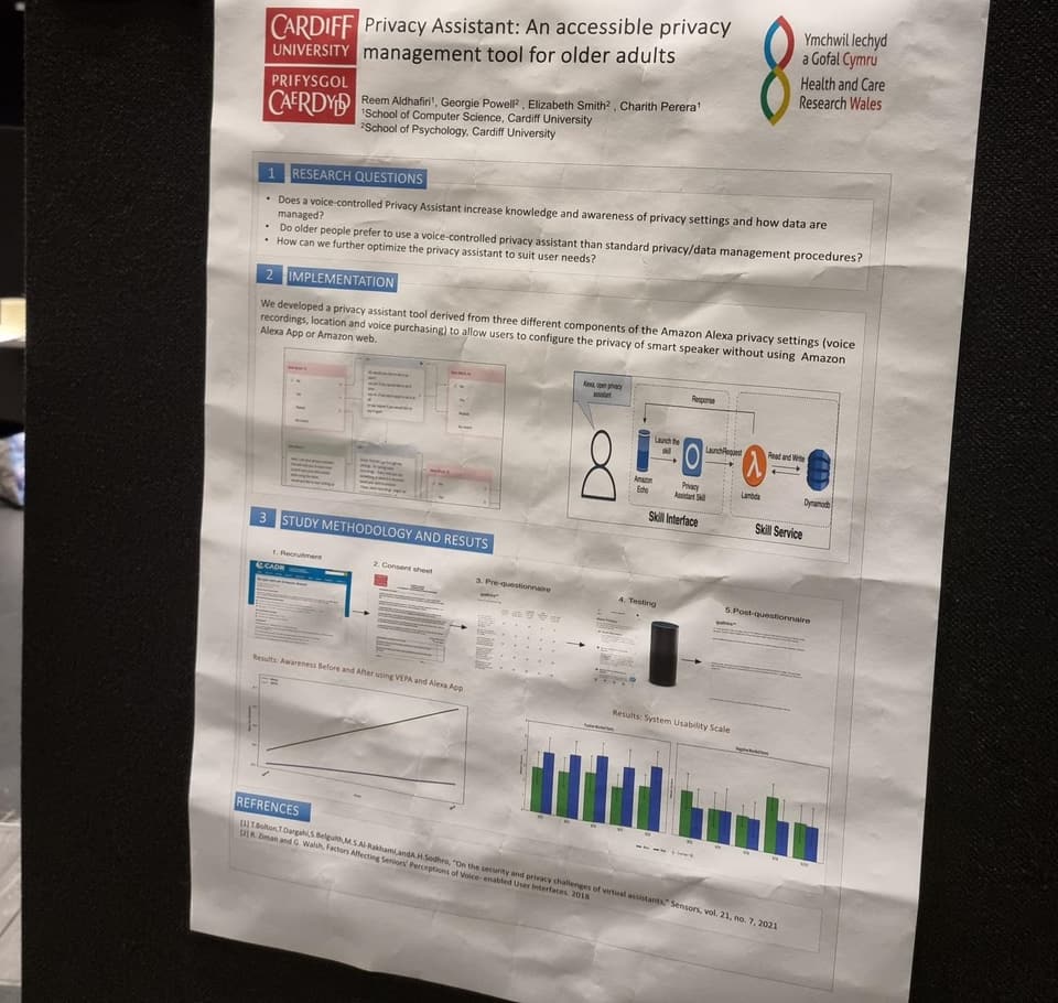 Health and Care Research Wales Conference poster image 1