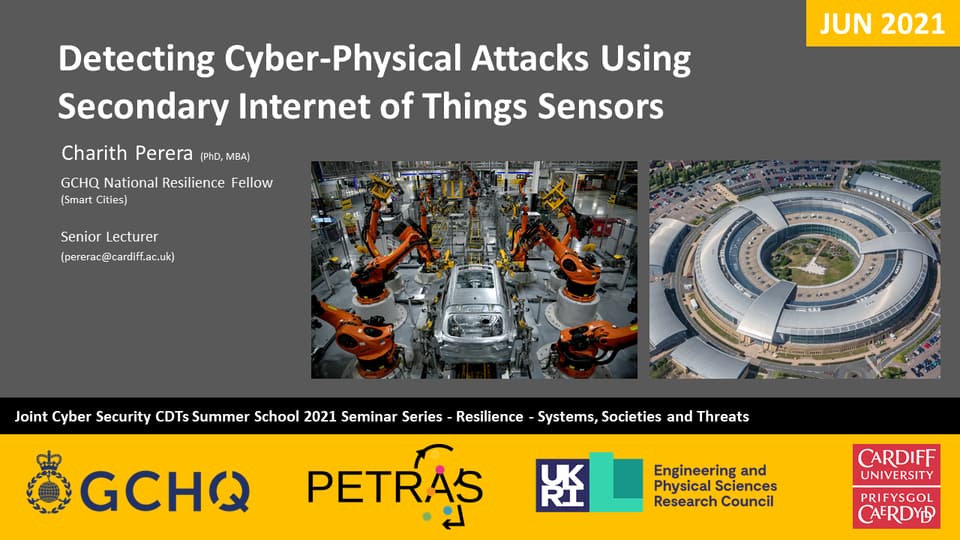 Joint Cyber Security CDTs Summer School 2021