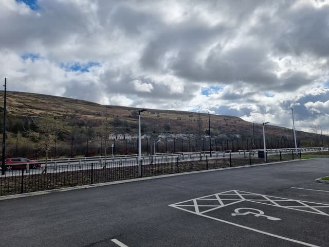 View from NDEC campus in Ebbw Vale
