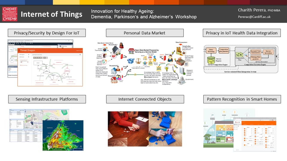 Charith Perera presenting at NHS Expo 2019