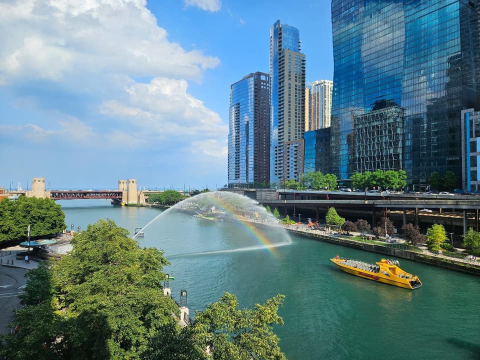 Chicago River view during SRI Congress 2025