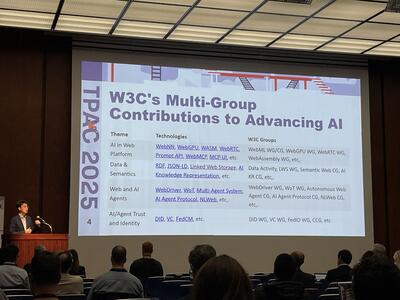 W3C TPAC 2025 in Kobe, Japan