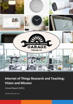 IOT Garage Annual Report 2021 cover